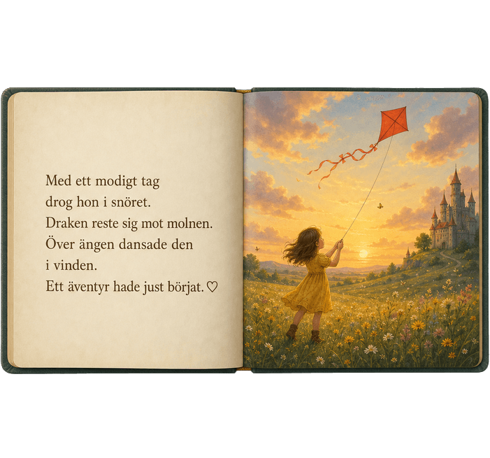Få en personlig sagobok