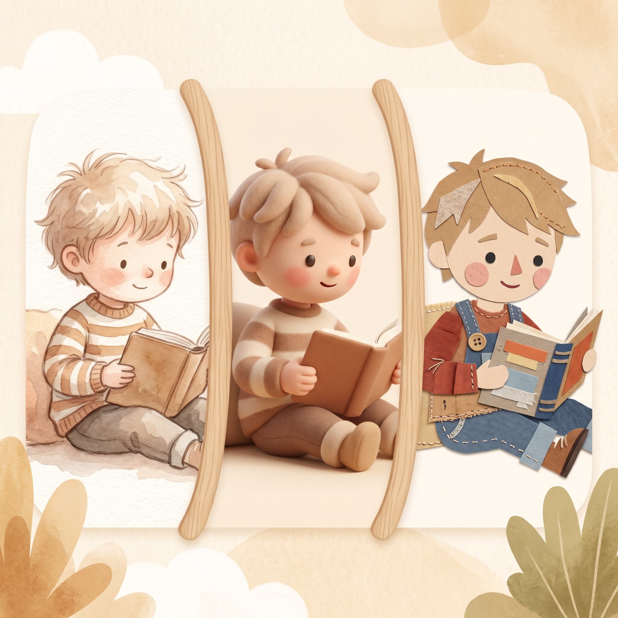 Välj illustrationsstil för er barnbok